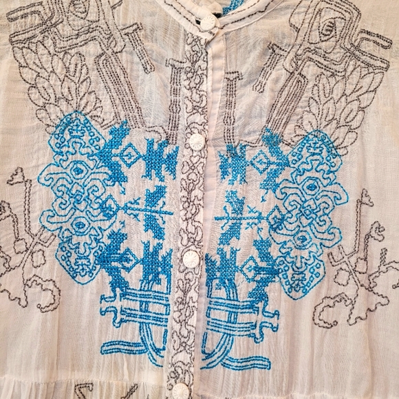Sundance Embroidered Tunic - Picture 3 of 14